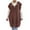 Coffee, variant on Dresses for Women,Women Oversize Mini Dress,Women's Hand-Crochet Patchwork Vests Dress with Deep V-Neck for Layering or Standalone Wear Dress