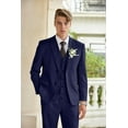 thumbnail image 3 of COOFANDY Men's 3 Piece Suits Classic Fit 2 Button Dress Suits Tuxedo Jacket Blazer for Wedding Business Dinner Prom, 3 of 7