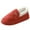 Orange, variant on Women's Men's Fuzzy Memory Foam Slippers Closed Back Cordurory Bedroom House Shoes Winter Warm Indoor Ourdoor Slip on Booties