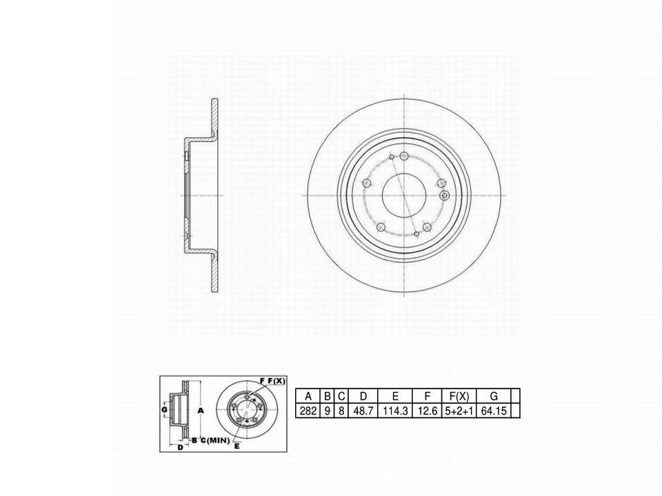 Winstop Brake Kits, Rear WSK1139, Honda Accord 2022-2018