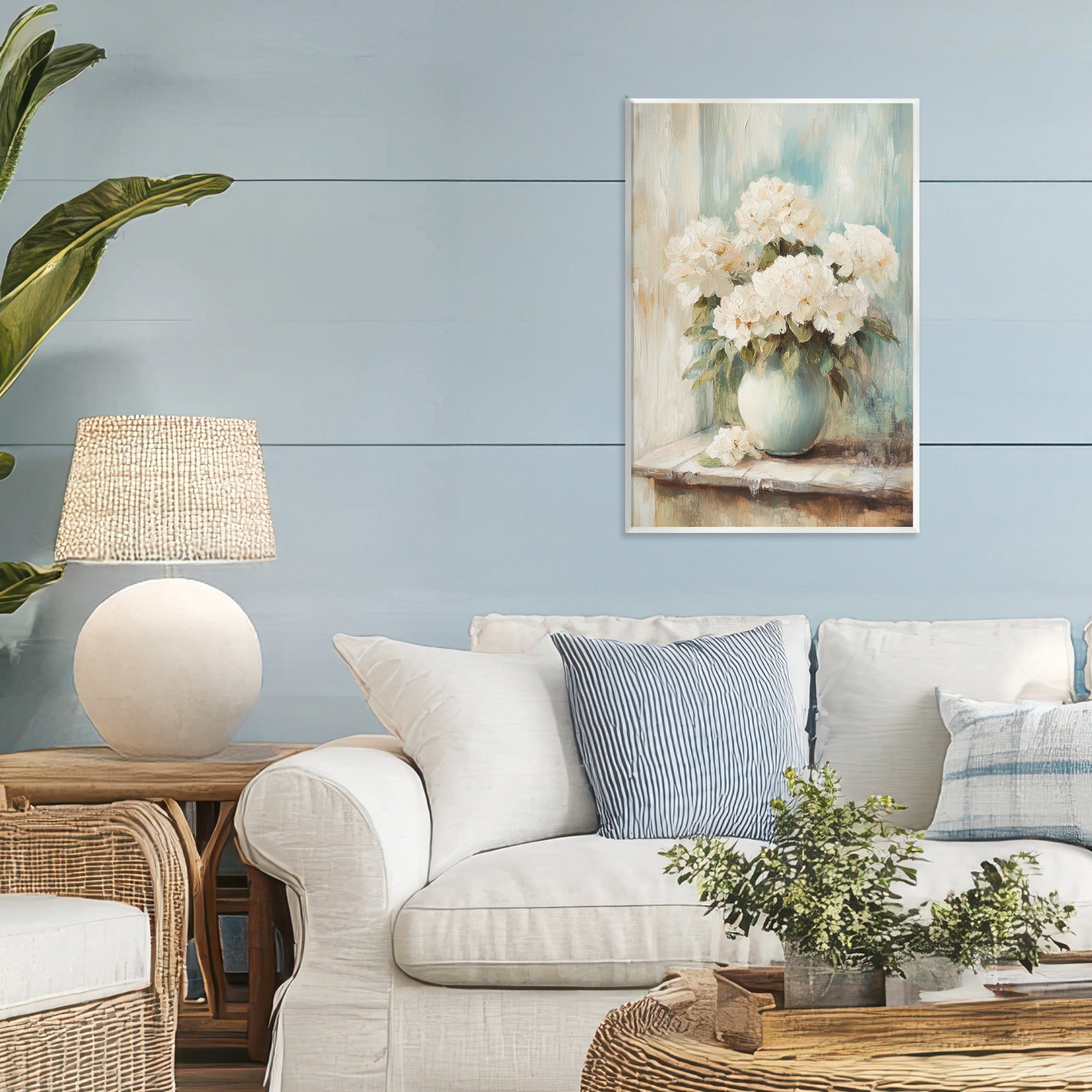 Stupell Industries Mantle Arrangement of Soft Blossoms Wall Plaque Art, design by Petal Prints Design