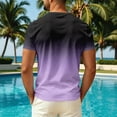 thumbnail image 5 of Dwellite Men's Swim Shirts, Sun Short Sleeve Crew Neck Tops, Quick Dry T-Shirt for Fishing and Surfing 2026 Light Purple L, 5 of 6