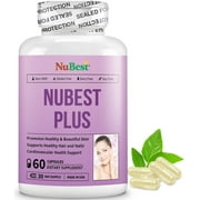 NuBest Plus - Beauty Skin Formula - Antioxidant & Immune Support - Renewal Supplements for Women 60 Capsules