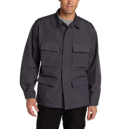 Men's BDU Coat, Dark Grey, Large Long