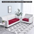 thumbnail image 1 of CAROOTU Solid Color Thicken Elastic Sofa Seat Cushion Cover Furniture Protector Corn, 1 of 5