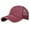 Wine, variant on Mens and Womens Denim Retro Washed and Old Destroyed Peaked Cap Splicing Solid Color Baseball Cap Hats for Woman Navy