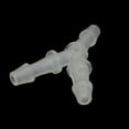 thumbnail image 2 of Unique Bargains 2.5mm Hole Dia Plastic Y Shaped 3 Way Air Oxygen Valves Tube Connector Clear, 2 of 4