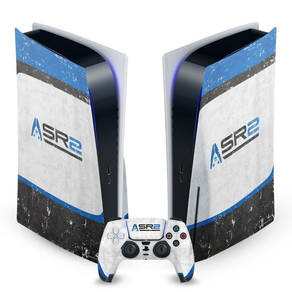 Head Case Designs Officially Licensed EA Bioware Mass Effect 3 Badges And Logos SR2 Normandy Vinyl Sticker Skin Decal Cover Compatible with Sony PS5 Disc Edition Bundle
