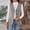 Gray, variant on Casual V-Neck Sleeveless Corduroy Womens Vests Outerwear with Pockets, Comfortable Button Fall Winter Jackets,White,S