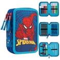 thumbnail image 1 of Estuche para lápices, set de útiles escolares con relleno de Spiderman de Marvel, 1 of 6