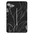 thumbnail image 3 of Black And White Ink Flower Picnic Blanket Waterproof Outdoor Beach Blanket Hand-held Pad Suitable for Travel, Camping, Beach, Family Gatherings, 3 of 8