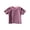 Purple, variant on BTDECLAR Toddler Girl's Short Sleeve Shirts Summer Crewneck Lettuce Trim Cute T-Shirts Soft Comfy Breathable Girls Tops 12M-11Y