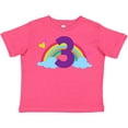 thumbnail image 3 of Inktastic 3rd Birthday Rainbow Number 3 Girls Toddler T-Shirt, 3 of 5