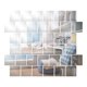 thumbnail image 2 of 16/32 piezas extraíble acrílico espejo ajuste pared pegatina calcomanía para el hogar sala de estar dormitorio decoración (0,2mm,15*15cm) Xemadio 2034608-1, 2 of 9
