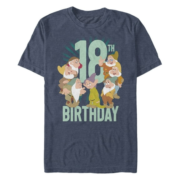 Men's Snow White and the Seven Dwarfs 18th Birthday Graphic T-Shirt