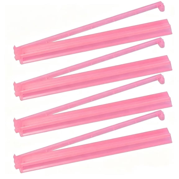 4Pcs Modern Mahjong Rack & Pusher Combo, Mahjong All-in-One Tile Rack & Pusher, Multicolor Acrylic Mahjong Rack & Pusher Combo, Clear Combo Rack (Pink)