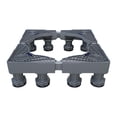 thumbnail image 2 of Adjustable Washing Machine Base Laundry Dryers Holder Washer Pedestal Fridge Undercarriage Stand Bracket for Washing Machine 8 Legs, 2 of 8