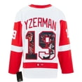 thumbnail image 1 of Steve Yzerman Autographed Detroit Red Wings Captain Art Jersey #/19, 1 of 3