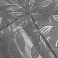 thumbnail image 7 of Superior Blackout Leaves Curtains Set of 2, Light Filtering Grommet Curtain Panel Set, Nickel Black, 52"W x 72"L, 7 of 7