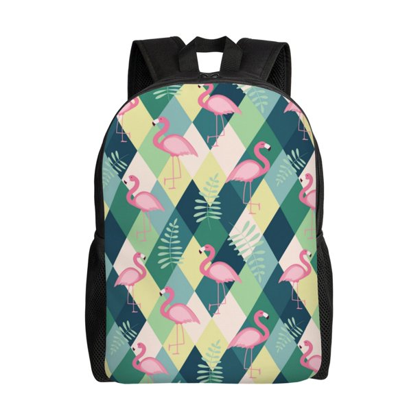 Easygdp Flamingo Mochila Versátil y Elegante: Comodidad, Almacenaje y Durabilidad para la Universidad, Trabajo, Viajes y Uso Diario