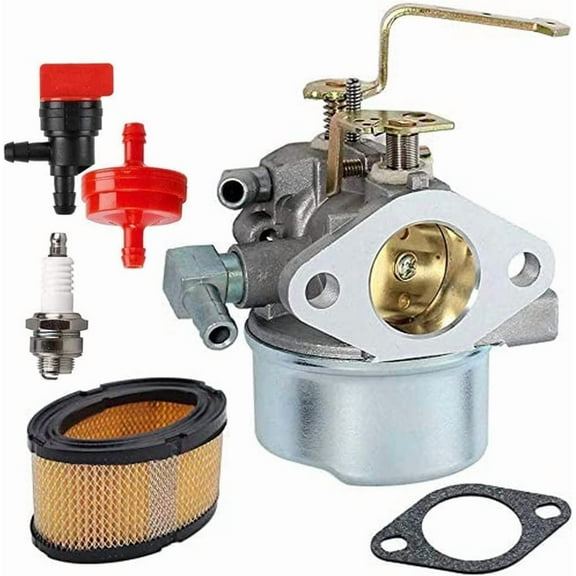 640152 Carburetor for Tecumseh 640152A 640023 640051 640140 640260B HM80 HM90 HM100 8hp -10hp Tecumseh engine Coleman PowerMate 5000 watt generator Carb with Air Filter Spark Plug kit