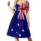 thumbnail image 1 of Vestido de manga corta del Día de Australia, vestidos africanos para mujer, vestidos de baile, vestido de mujer, ropa de verano para mujer 2025, vestido, 1 of 7
