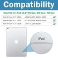 thumbnail image 2 of Funda ProCase Slim para iPad de 9ª, 8ª y 7ª generación de 10,2 pulgadas, color azul, 2 of 7