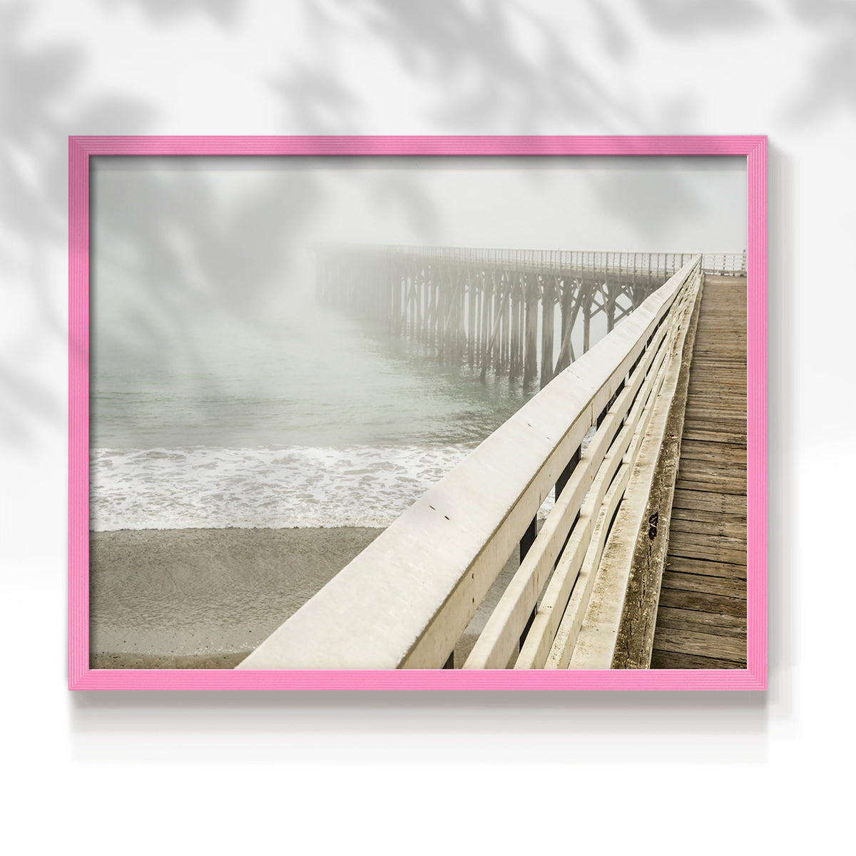 San Simeon Wharf by Danita Delimont - Restickable Framed Giclée Print