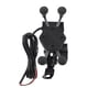 thumbnail image 5 of Soporte Para Teléfono De Bicicleta, Soporte Antivibración Para Teléfono De Motocicleta, Rotación De 360 ​​​​grados, Cargador Tipo X De 12V A 24V Para Bicicletas, 5 of 7