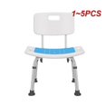 thumbnail image 2 of Bathroom Shower Chair Folding Bath Chair For The Elderly - Blue Cushion, 2 of 5