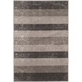 thumbnail image 1 of Linon Evolution Damask 2' x 3' Stripes Rug in Gray and Black, 1 of 1