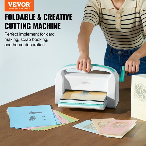9-Inch Manual Die Cutting & Embossing Machine for Scrapbooking, Card Making, DIY Crafts – Compact & Portable