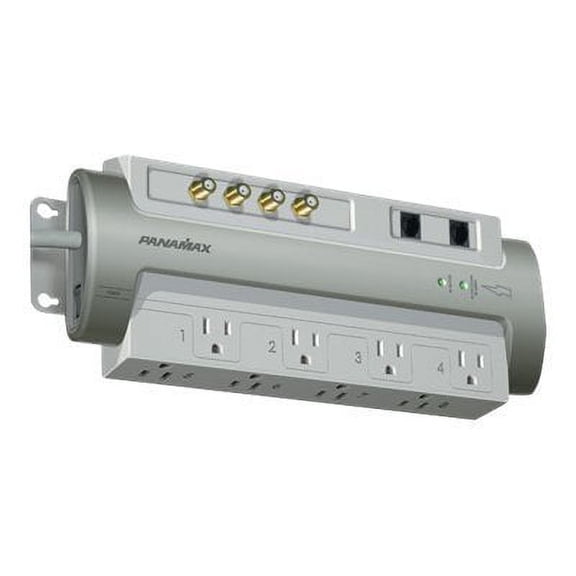 Panamax PM8-AV - Surge protector - AC 120 V - output connectors: 8