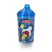Nuby 10 Oz. No-Spill Insulated Light Up Rocket Easy Sip Cup