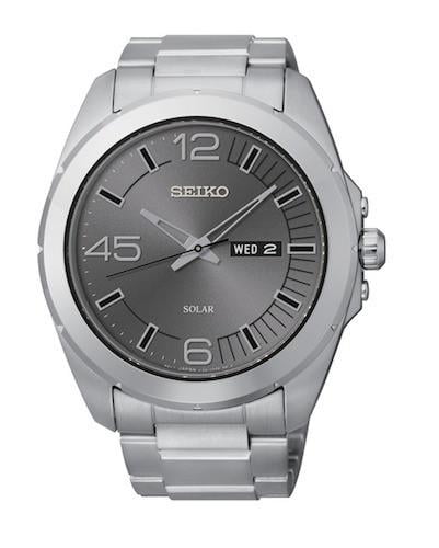 seiko core analog solar watch