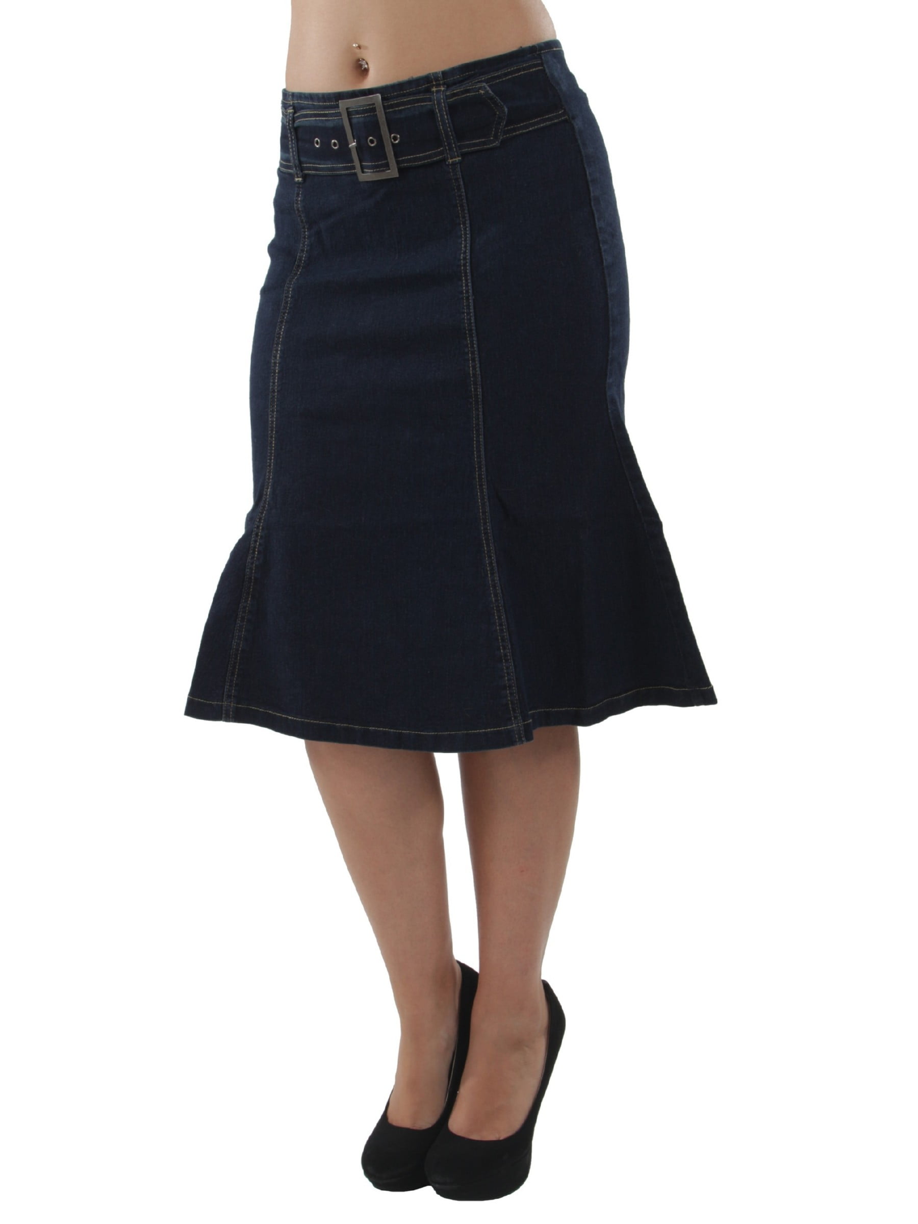 Petite Trumpet Skirt with Back Zip