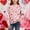 Pink, variant on Girls Pink Valentine's Day Sweatshirt - Cute Teddy Bear Heart Print Crewneck Pullover, Soft Stretch Polyester Spandex, 1-15 Years for School & Family Outings,Size 1-2 T
