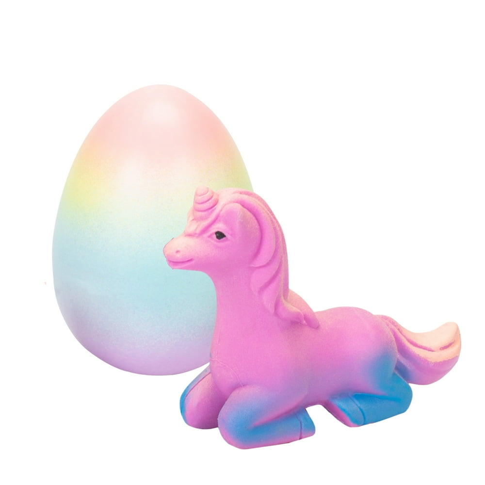 Class Collections Large Growing Unicorn Hatch Egg with Rainbow Shell Kids Novelty Toy Single