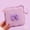 Purple, variant on Cute Bow Multi functional Storage Box Portable Digital Gadgets Storage Bag Outdoor Travel Cable Earphone Organizer Card Case