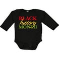 thumbnail image 3 of Inktastic Black History Month- Red, Green, Yellow Boys or Girls Long Sleeve Baby Bodysuit, 3 of 5