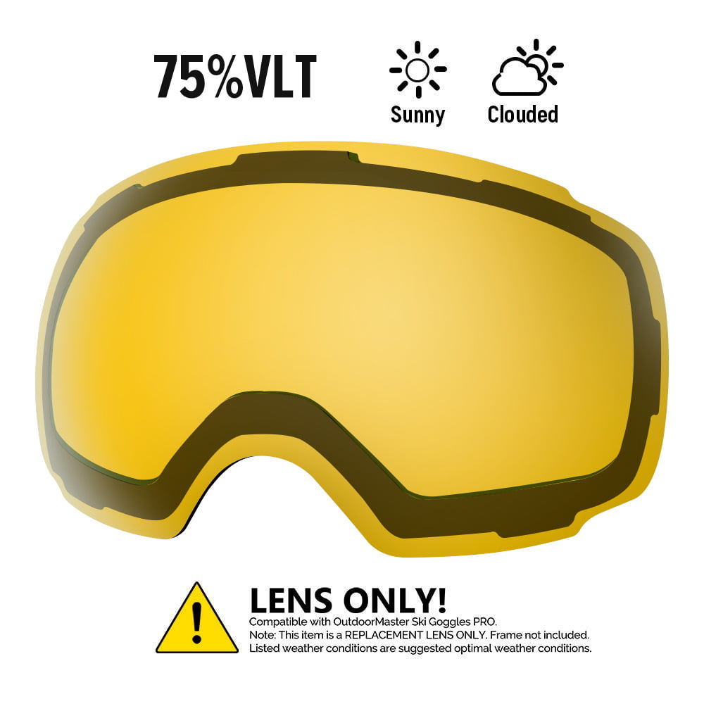 OutdoorMaster Ski Goggles PRO Replacement Lens