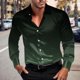 thumbnail image 1 of Seeotter Mens Stretch Dress Shirts Solid Long Sleeve Button Down Shirts Formal Casual Business Prom Party Wedding, 1 of 7