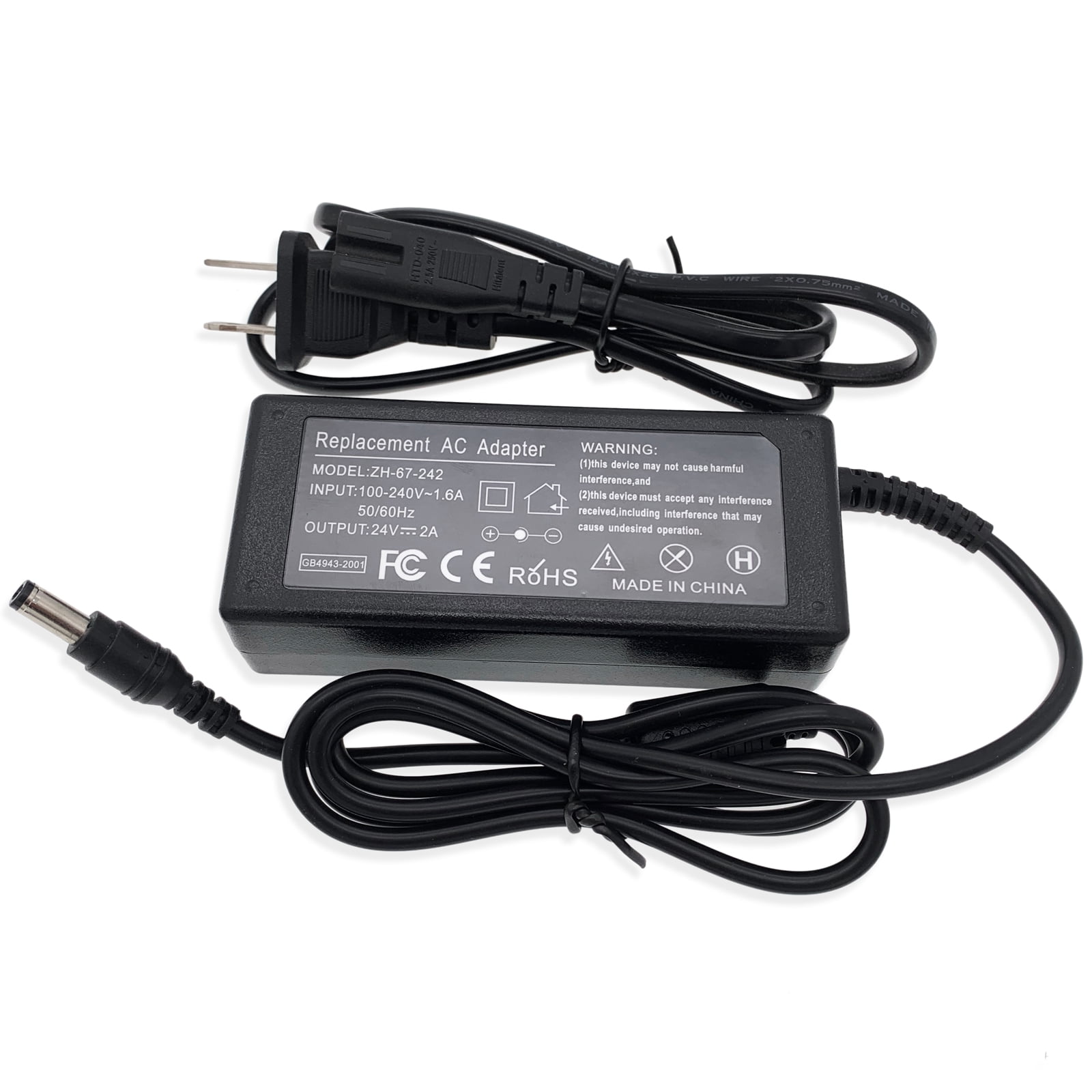 AC Power Adapter Power Supply for Dell S2318HN 23" FHD LED Monitor