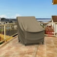 thumbnail image 3 of Budge XSmall Black and Tan Patio Chair Cover, StormBlock™ Hillside, 3 of 9
