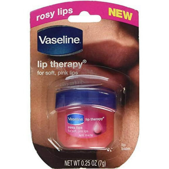 Vaseline Lip Therapy Rosy Lips, 0.25 oz, 4 pk