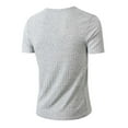 thumbnail image 5 of Maean Mens Short Sleeve Sweaters Knit Crewneck Slim Tops Solid Color Basic Pullover Lightweight Sweater, 5 of 7