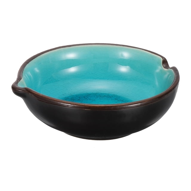 Plato de tinta Uxcell para caligrafía china y japonesa, 1 pieza, azul