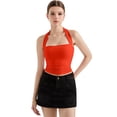 thumbnail image 2 of Camiseta sin mangas SUUKSESS de doble forro con espalda abierta para mujer, 2 of 7