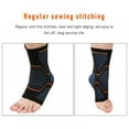 thumbnail image 5 of 1 Pair Elastic Knitted Ankle Support Brace, Breathable Neoprene Sleeve Support Brace For Cycling Yoga Basketball Volleyball Men Women Foot Joint Ankle Protector, 5 of 7