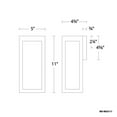 thumbnail image 6 of WAC Lighting Hawthorne 11" 1-Light Aluminum Indoor & Outdoor Wall Light in Black, 6 of 6